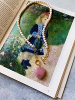 Pembe Kuvars İnci Kolye - Görsel 2