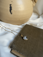 Kristal Kuvars Baby Kalp Kolye - Görsel 2